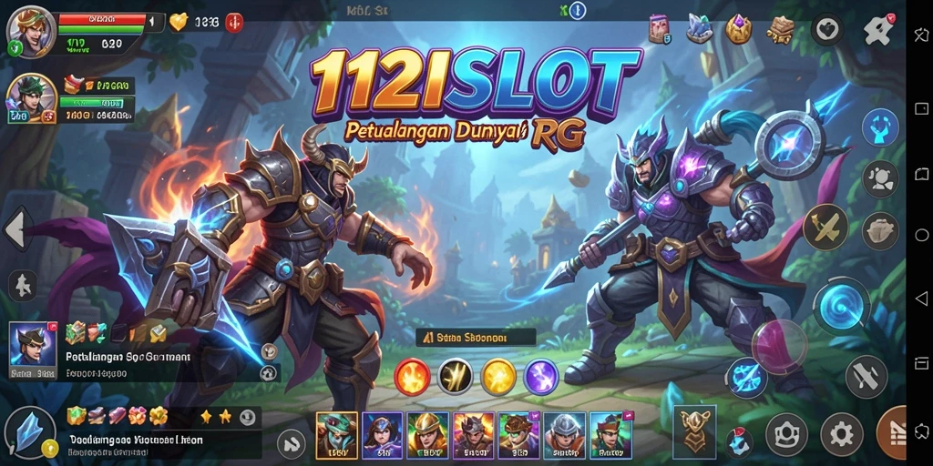 Tampilan gameplay seru dari 1121SLOT yang memadukan strategi dan petualangan.
