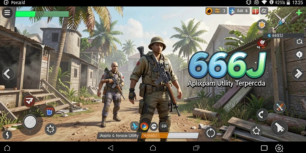 Screenshot dari aplikasi 666J yang menunjukkan fitur-fitur Utility.