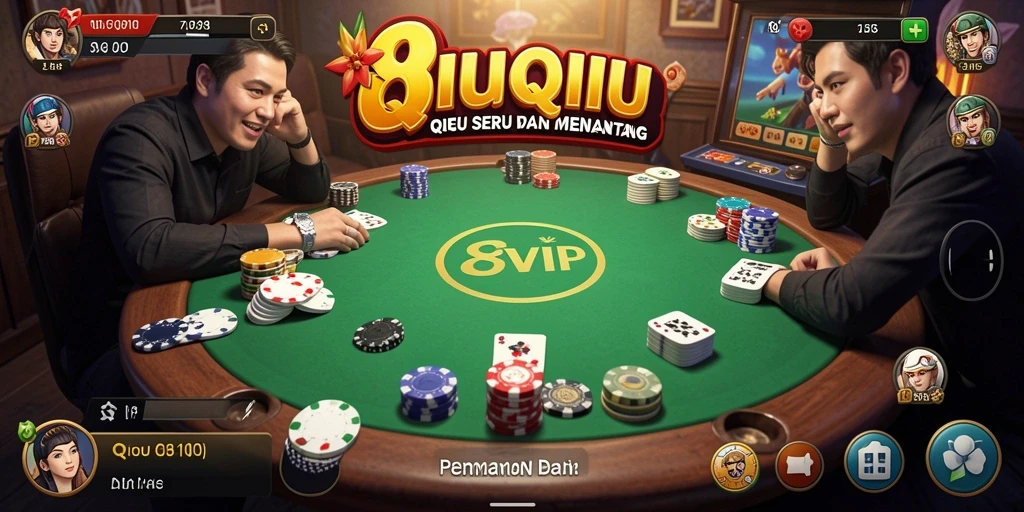 Tampilan gameplay QiuQiu yang seru di 8SVIP.