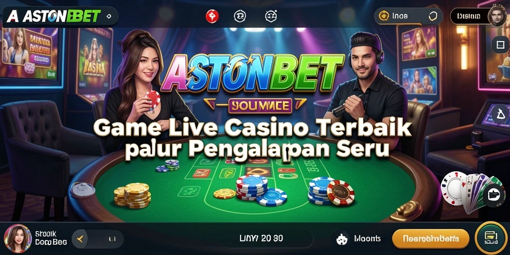 Tampilan gameplay Live Casino ASTONBET yang seru dan interaktif.