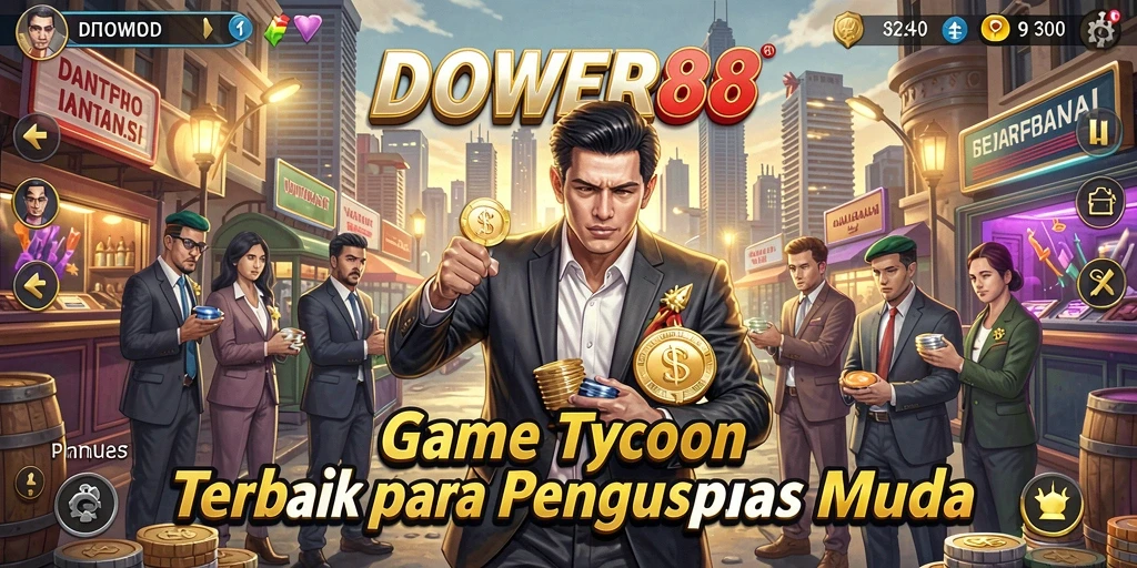 Screenshot DOWER88 menampilkan gameplay Tycoon yang menarik dan dinamis.