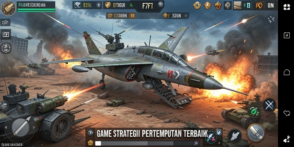 Tampilan gameplay F7F7 yang mendebarkan dan strategis.