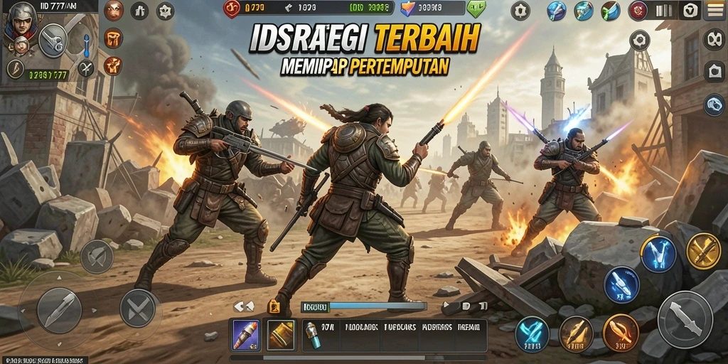 Screenshot gameplay ID777 menampilkan aksi strategi yang mendebarkan.
