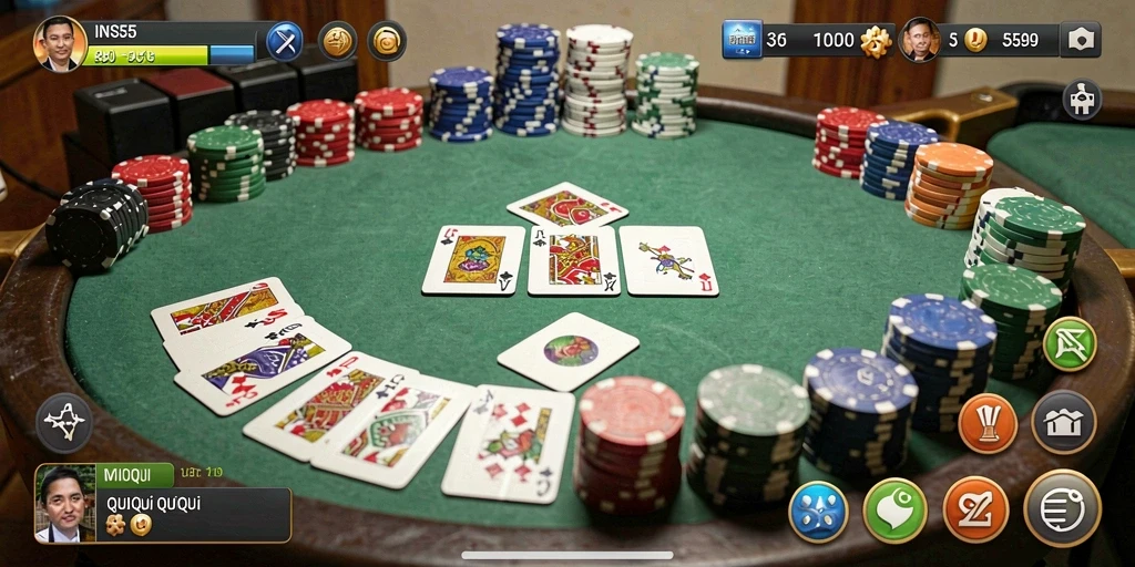 Tampilan gameplay INS55 yang seru dan interaktif.