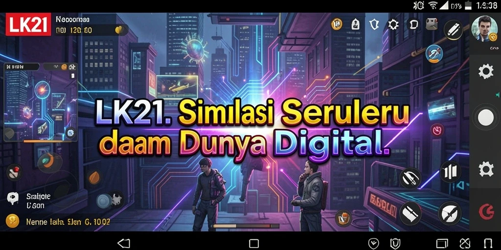Tampilan screenshot gameplay LK21 yang seru dan interaktif.