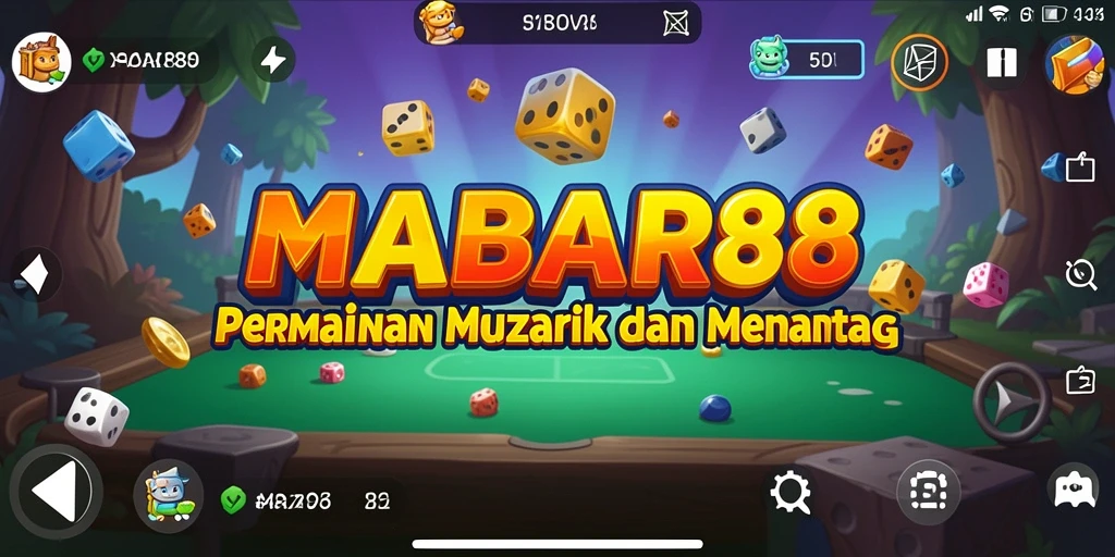 Tampilan gameplay menantang dan seru di MABAR88.