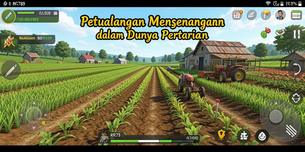 Gameplay seru di RR789 dengan berbagai aktivitas pertanian.