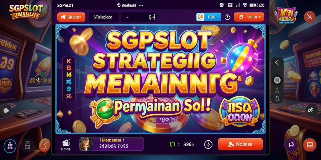 Tampilan gameplay SGPSLOT yang seru dan strategis.