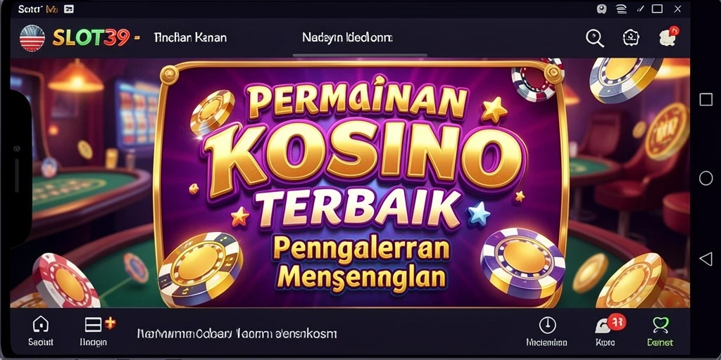 Screenshot gameplay <strong>SLOT39</strong> menunjukkan keseruan dan grafis memukau permainan Kasino.