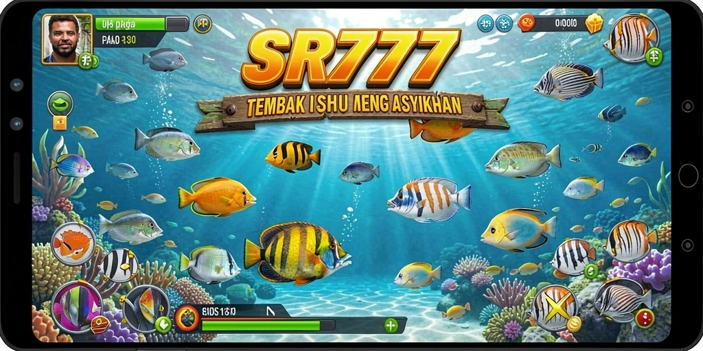 Tampilan gameplay menarik dari game Tembak Ikan SR777.
