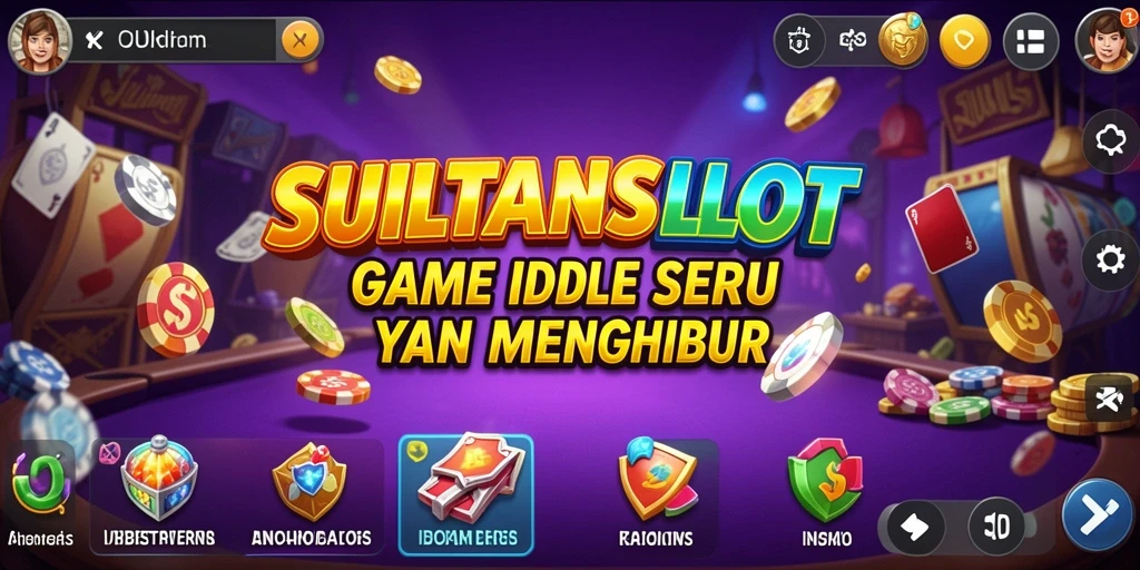 Tampilan utama gameplay SULTANSLOT yang menarik dan penuh warna.