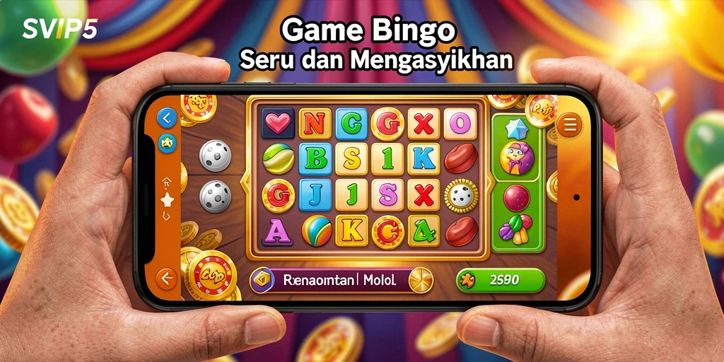 Tampilan screenshot SVIP5 dengan gameplay Bingo yang mendebarkan.