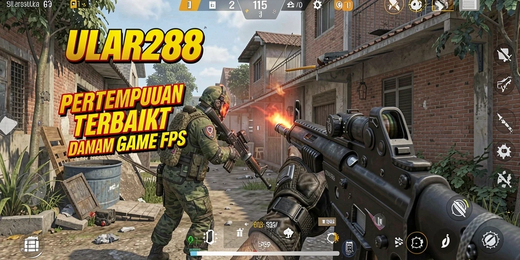 Tangkapan layar menampilkan aksi pertempuran mendebarkan dalam ULAR288.