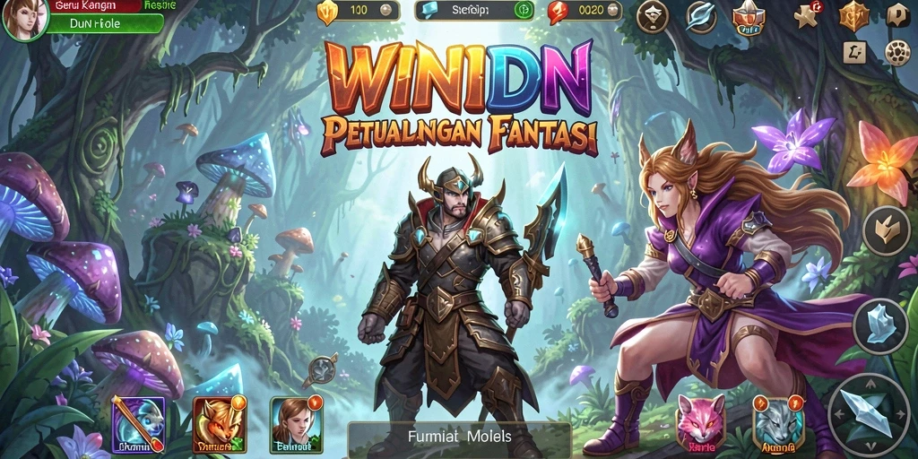 Gameplay WINIDN menampilkan petualangan seru dengan berbagai misi yang menantang.
