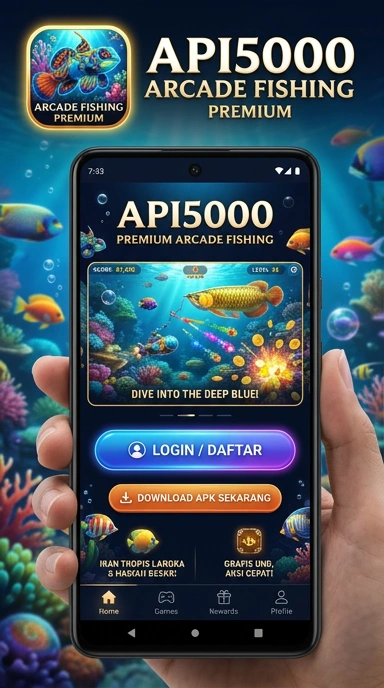 Tampilan antarmuka pengguna api5000 yang ramah.